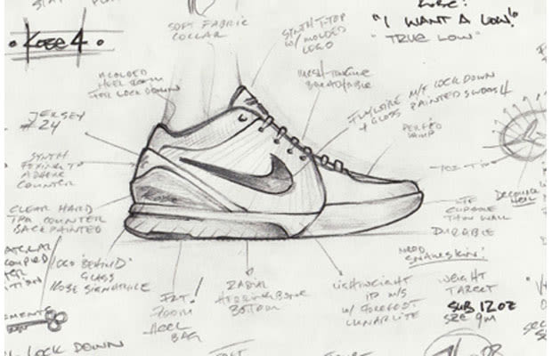 Simple Sketcher Sneaker Pa8R Drawing with Pencil