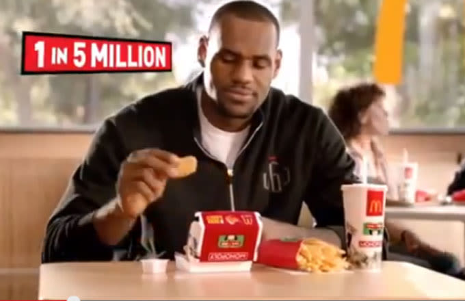 mcdonald's lebron james