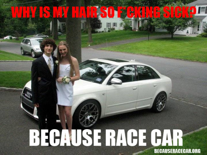 Why Valet Park The 25 Funniest "Because Race Car" Memes Complex