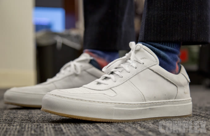 common projects bball on feet