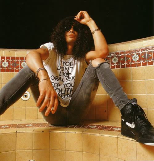 slash wearing jordans