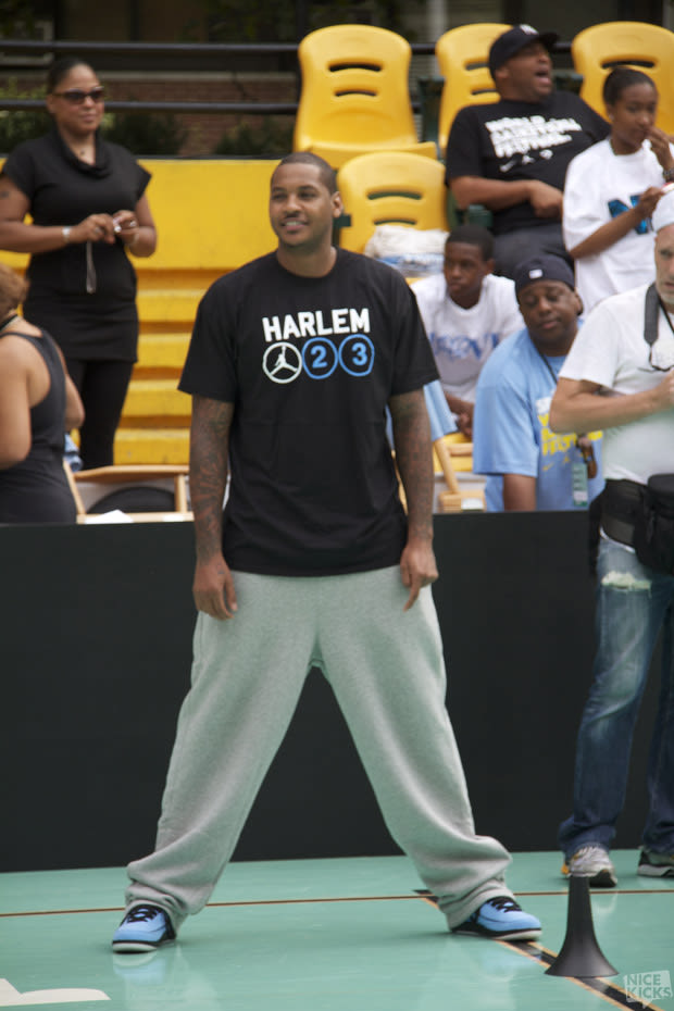 carmelo anthony sneaker shopping