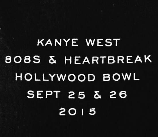 Here's Everything Happening At Kanye West's '808s & Heartbreak' Show