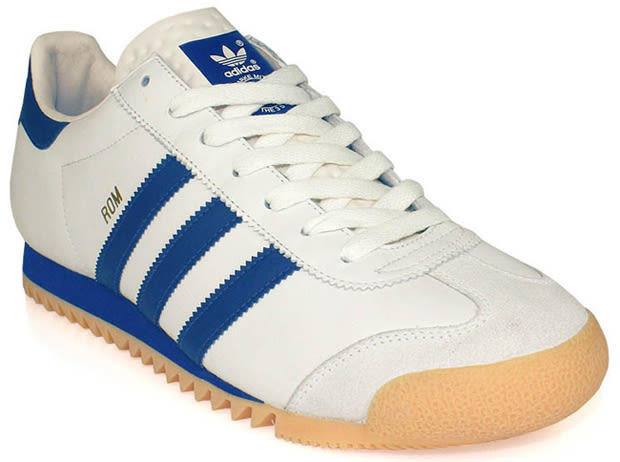 Adidas ROM Originals Trainers Retro Gum Sole ROME Sneakers Shoes White ...