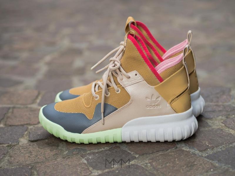 adidas tubular x wheat timberland