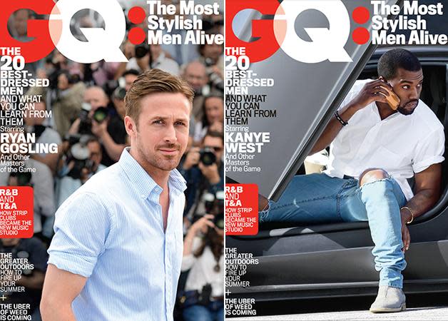 Kanye West Covers The Most Stylish Men Alive Issue From Gq Complex 4355