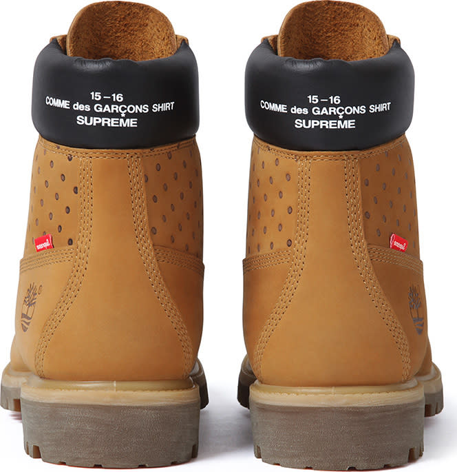 comme des garcons timberland