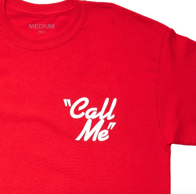 call me 917 t shirt