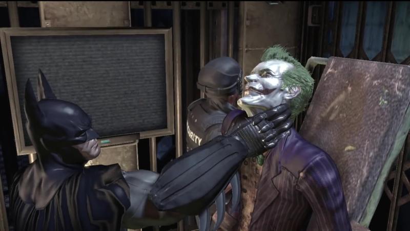 Batman Choking The Joker