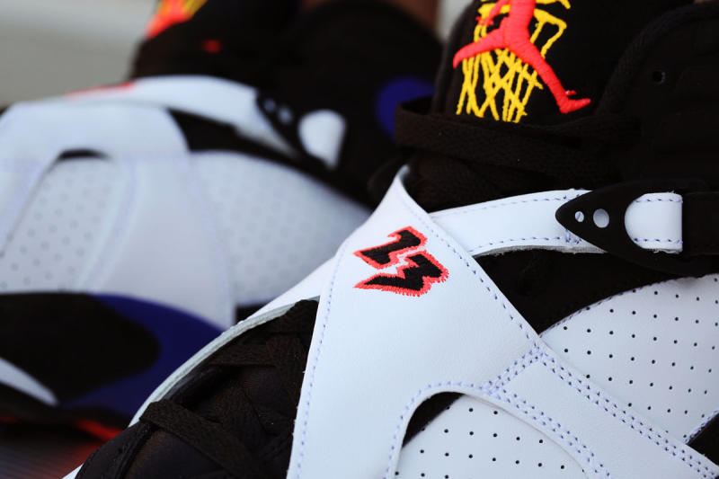 jordan 8 3 peat on feet