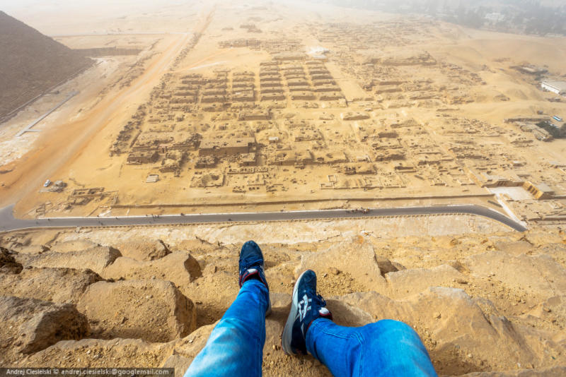 Teen Climbs Great Pyramid Of Giza For Epic Sneaker Selfie | Complex