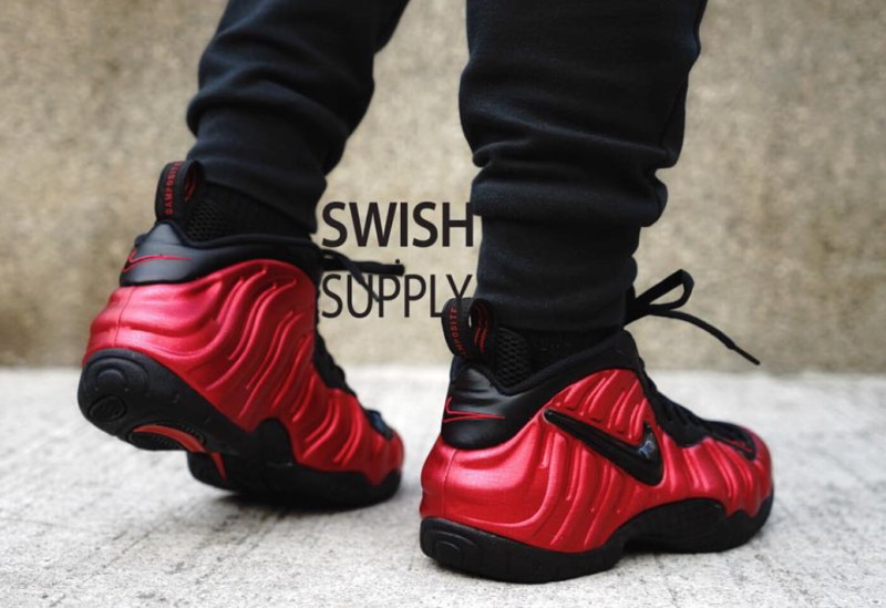 nike foamposite pro red