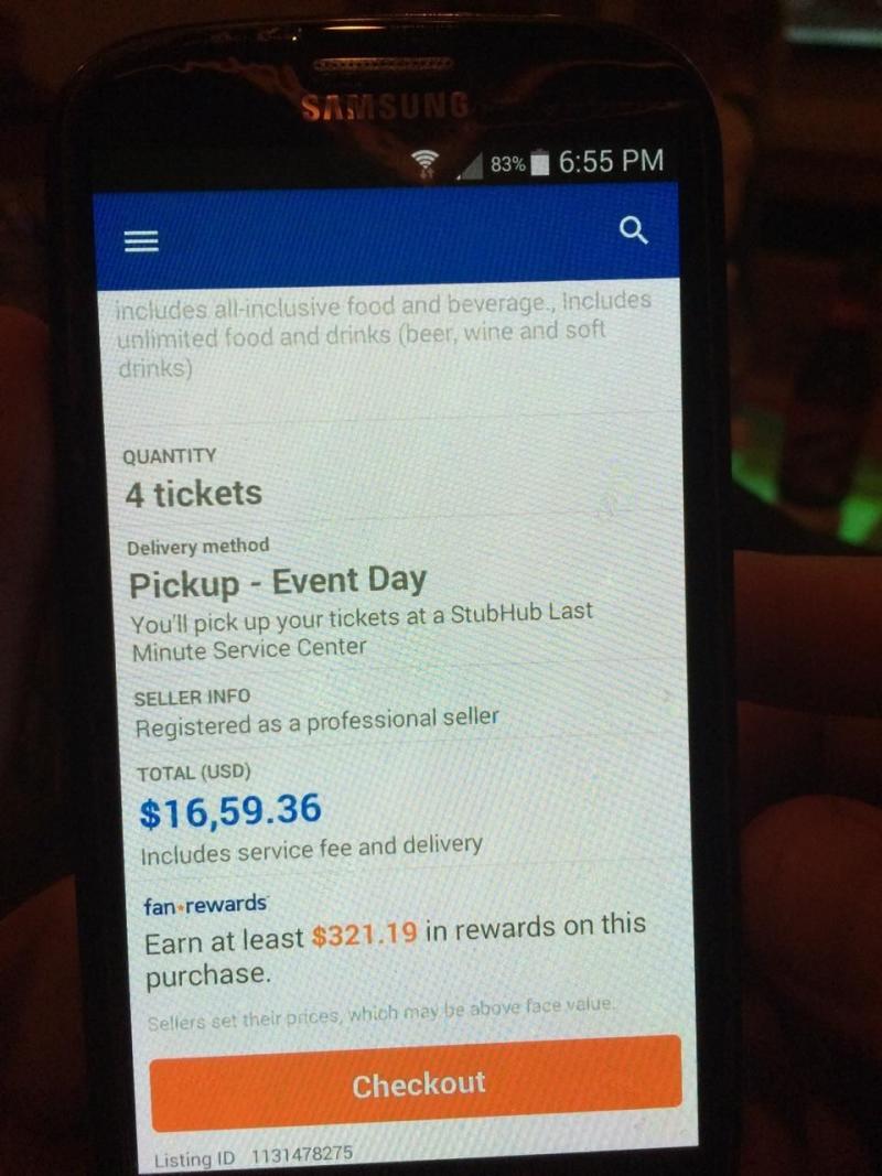 StubHub Accidentally Lists $16,000 National Championship Game Ticket