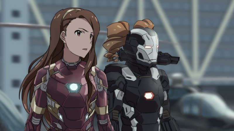 Iron Man and  The Idolmaster Character