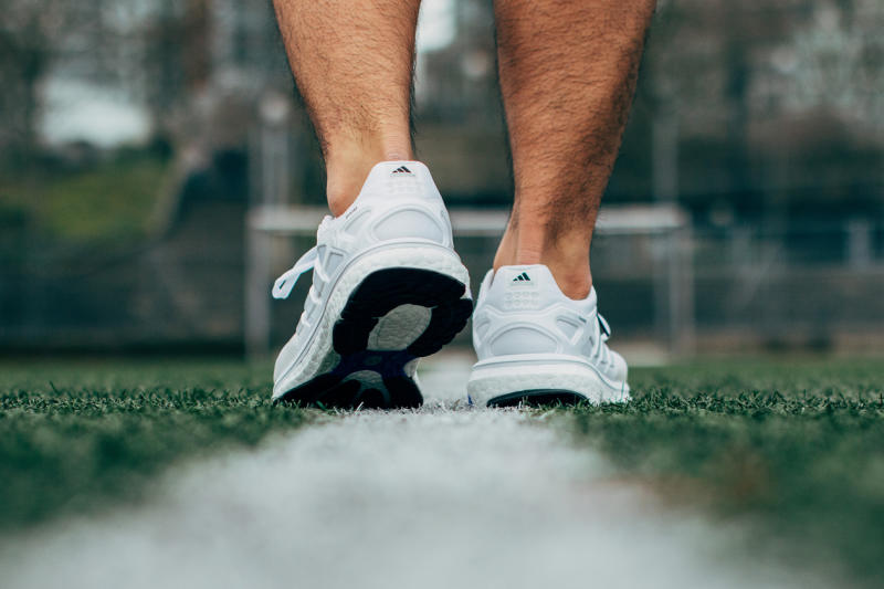 adidas energy boost esm white on feet adidas energy boost esm white on feet
