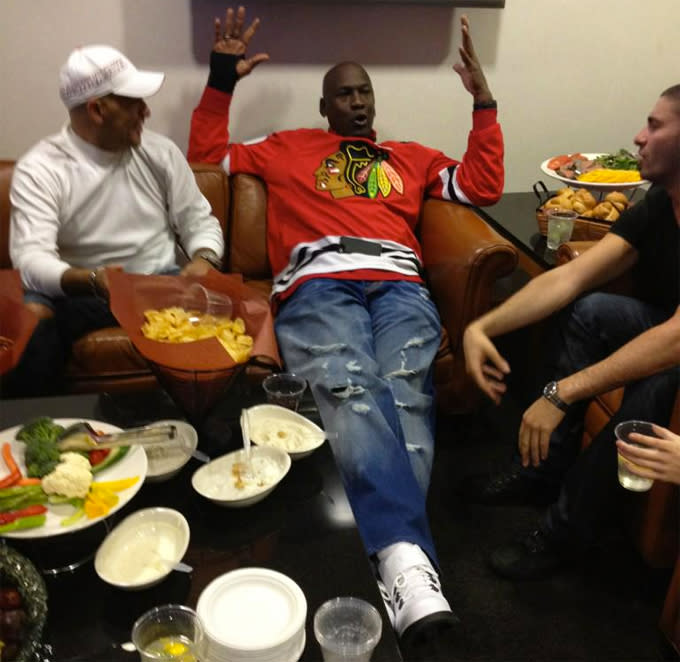 michael jordan wearing ajko