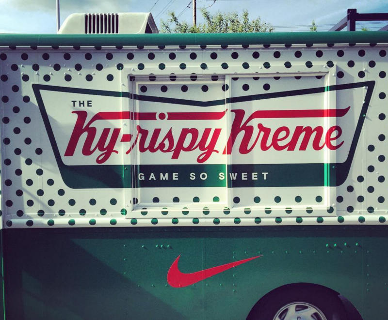 kyrie irving krispy kreme