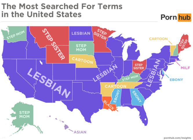 Here S The Most Popular Porn Searches By State Complex