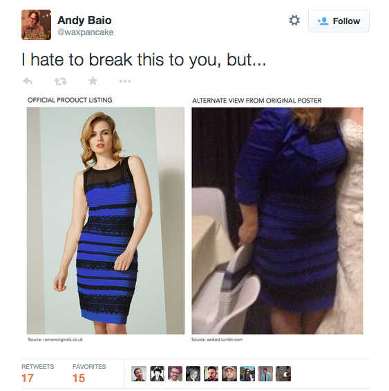 The Internet Can't Agree On What Color This Dress Is