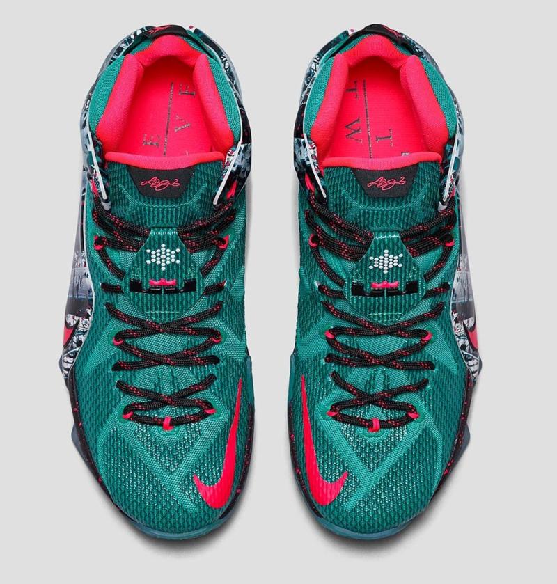 lebron 12 xmas akron birch