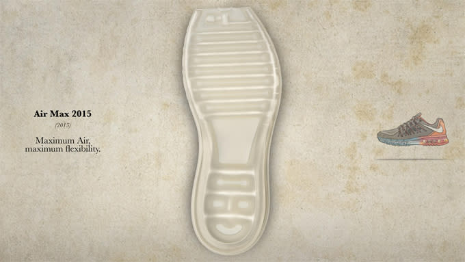 first nike shoe with visible air