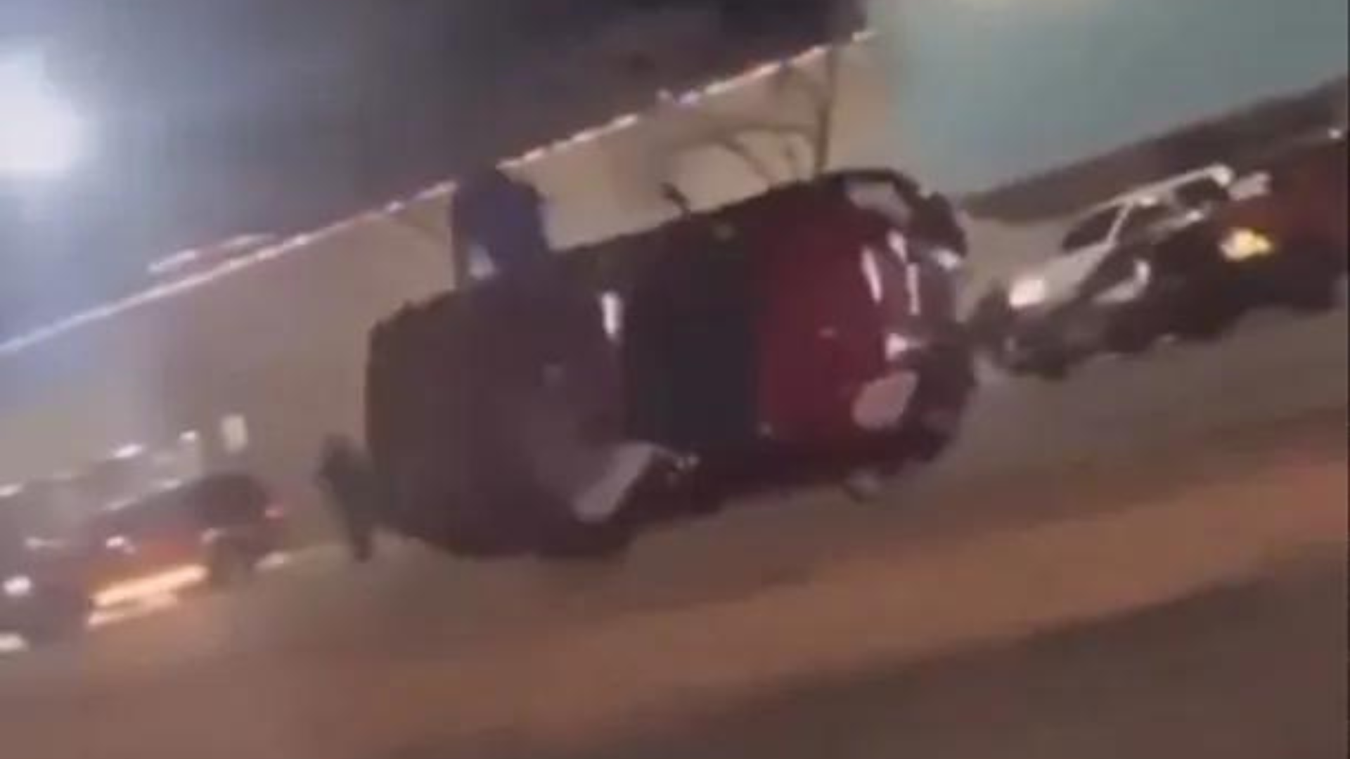 Video Shows SUV Flip Over and Crush Its Five Passengers While Doing Donuts  in Mall Parking Lot