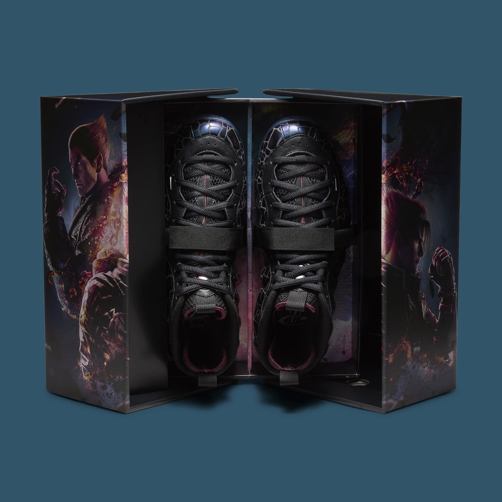 Tekken 8' x Nike Foamposite One 'Kazuya Mishima' Release