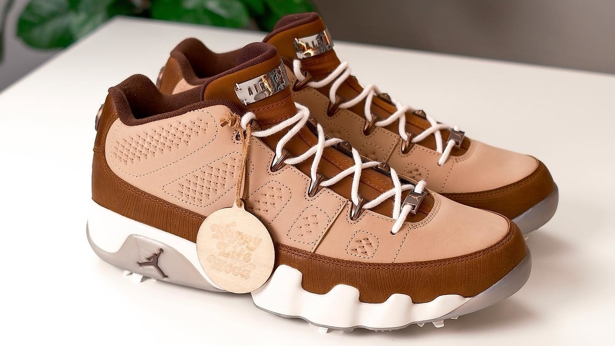 Happy Life Wood × Nike Air Jordan 9 Golf vintage-golf-clubs-inspire-