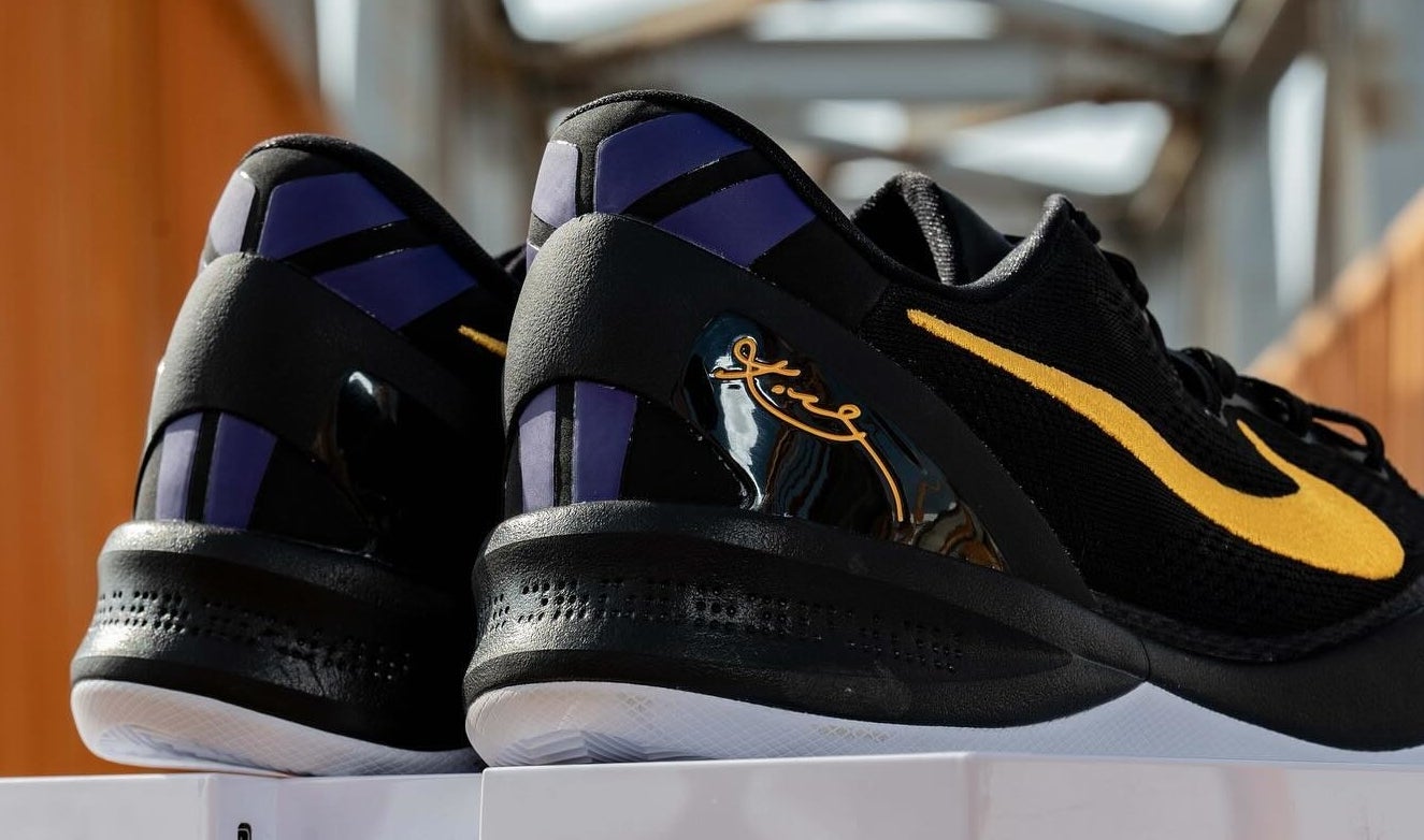 Nike Kobe 8 “Lakers ” Nike Kobe 8 Lakers Home On Feet Review - YouTube