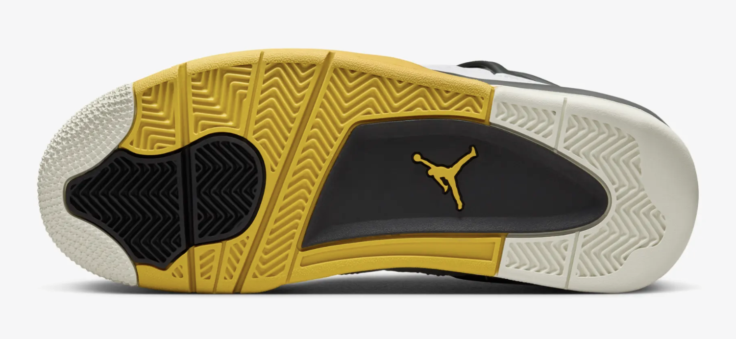 Air Jordan 4 ホワイト/イエロー Air Jordan 4 Women's 'Vivid Sulfur' April 2024 AQ9129-101