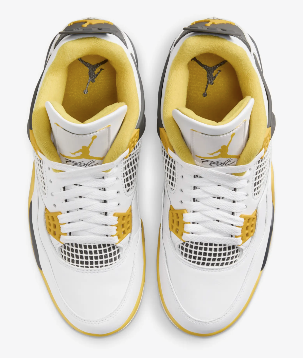 Air Jordan 4 ホワイト/イエロー The Kids' Exclusive Air Jordan 4 Retro Light Lemon Twist