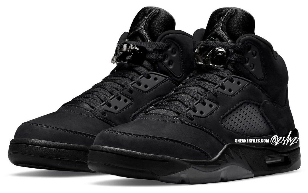 Jordan 5 black suede online