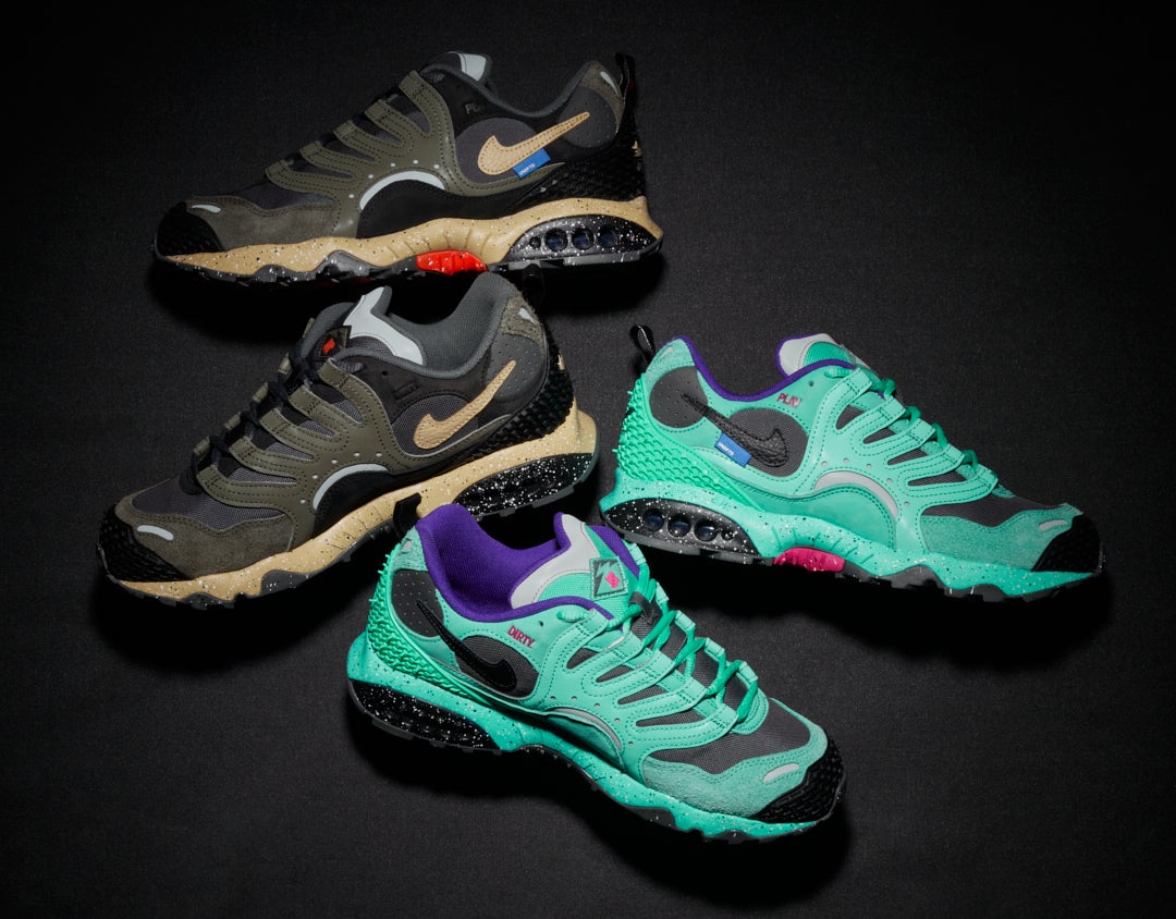 Undefeated x Nike Air Terra Humara 'Light Menta' & 'Cargo