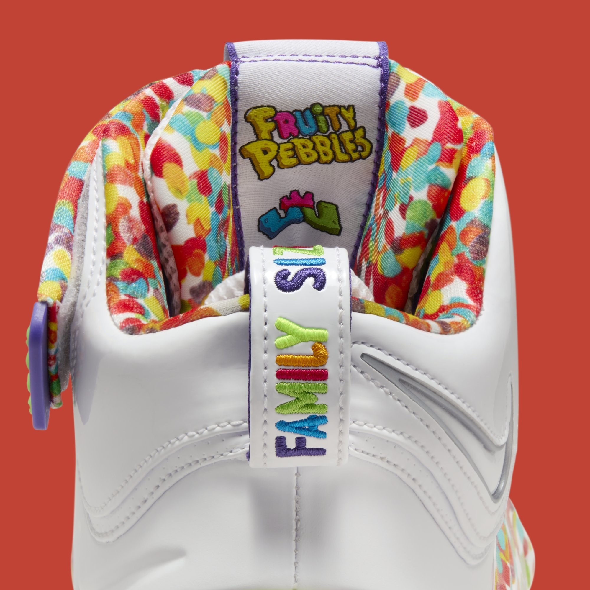 Nike Mens Zoom Lebron IV 4 Retro Fruity Pebbles DQ9319-100 Shoes - Size 9 Zoom LeBron 4  main image 2