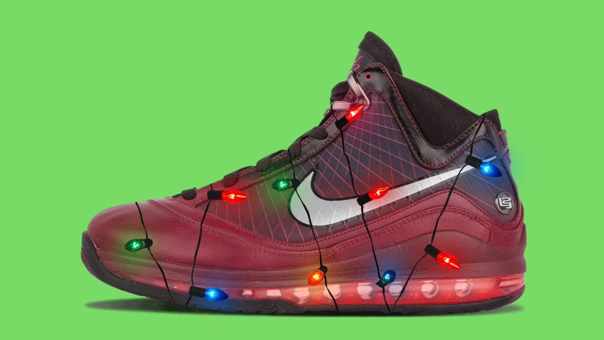 Nike newest collectible LeBron James Christmas basketball shoes not Air Jordans