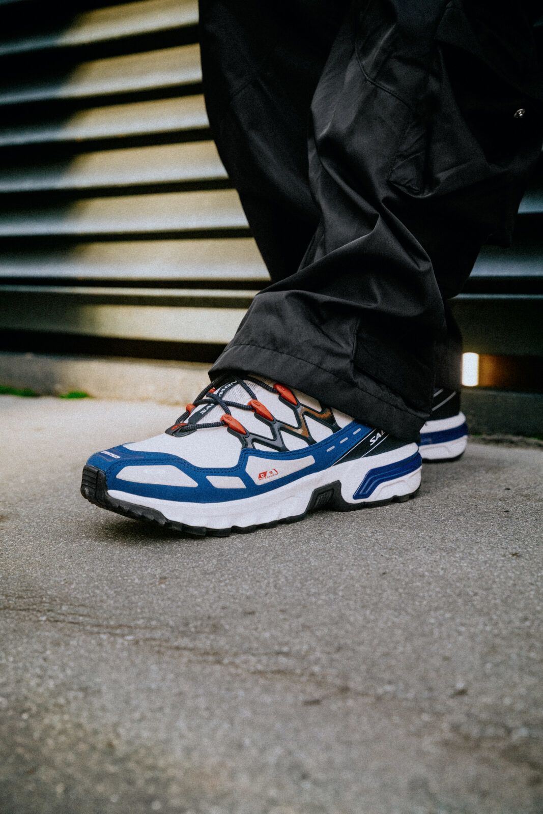 靴 SALOMON ACS + CSWP CITADEL PEARL BLUE Salomon Unisex ACS + Climasalomon Waterproof Citadel / Pearl