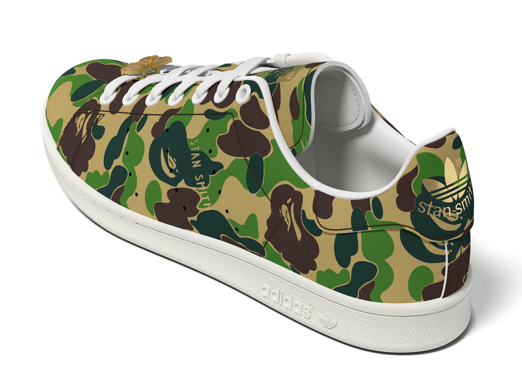 Bape x Adidas Stan Smith ABC Camo February 2024 Release D