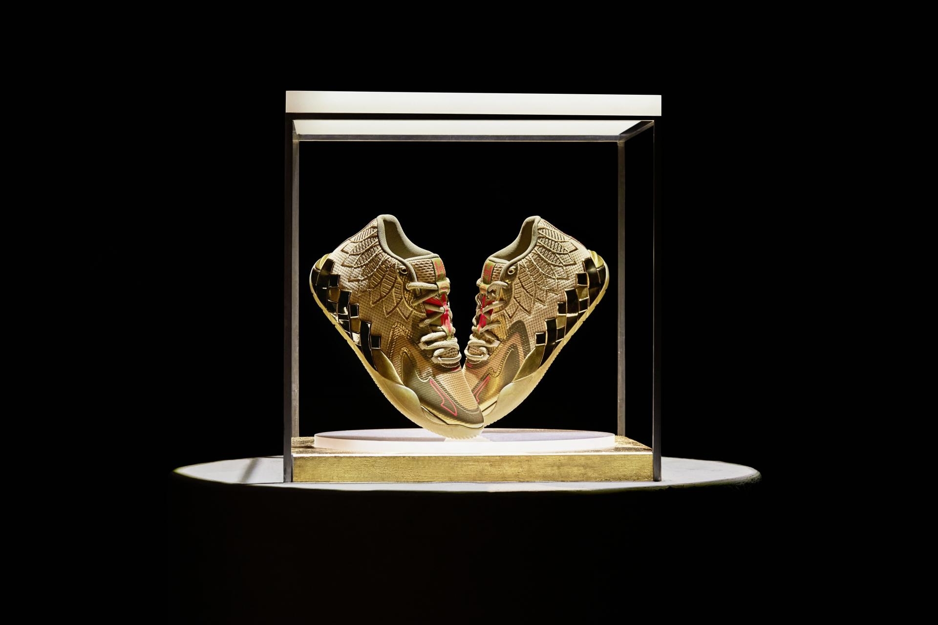 ★韓国の人気★【PUMA】★MB.01 Lamelo Ball★22cm-30cm★Gold★ LaMelo Ball Defines Dynasty with the PUMA MB.01 'Golden