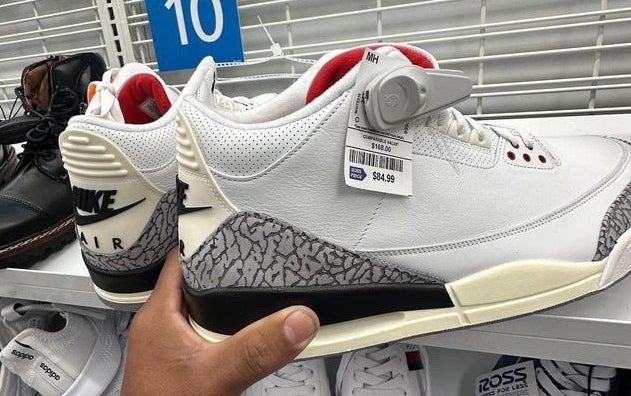 White Cement Reimagined Air Jordan 3s at Ross