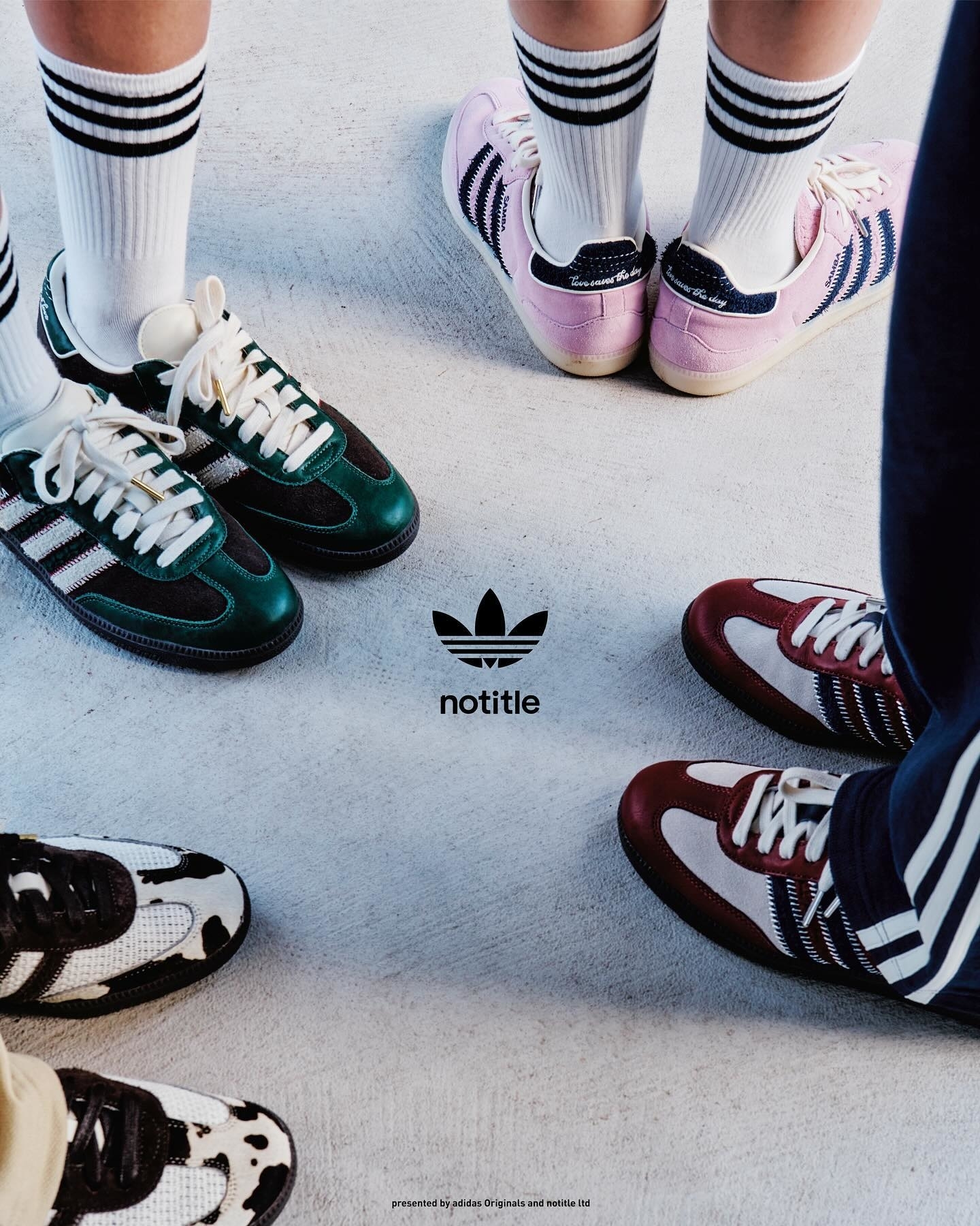 靴 notitle adidas samba The notitle x adidas Samba Collection Releases in China