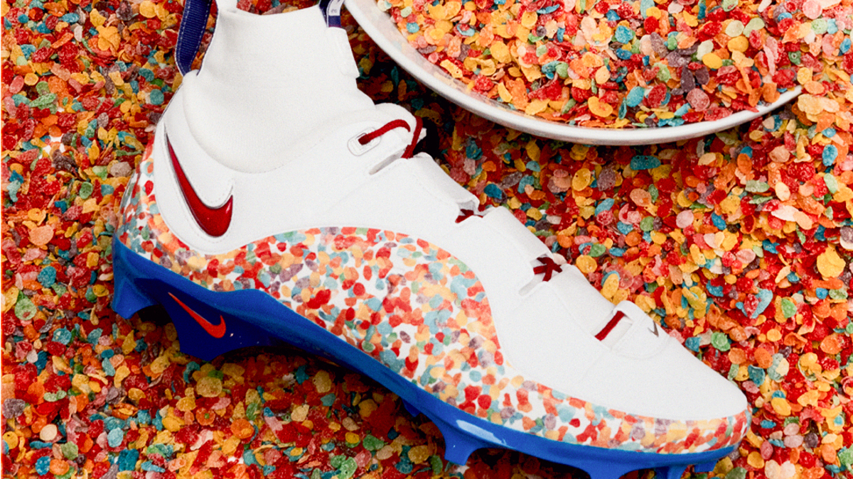 Nike LeBron 4 Vapor Edge Cleat Fruity Pebbles Release D