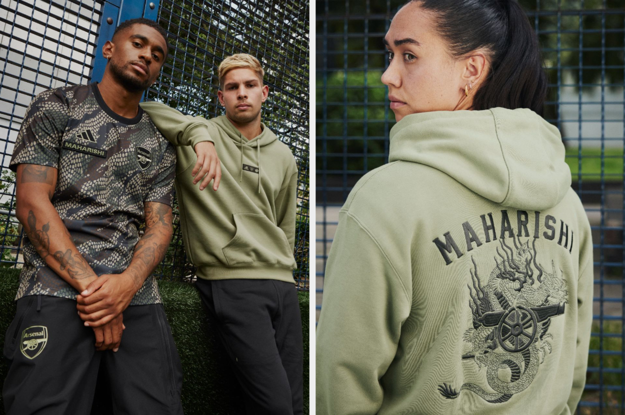 新品 adidas Arsenal FC MAHARISHI 刺繍Tシャツ Arsenal X Maharishi Adidas Shirt - SOCCERLORDS