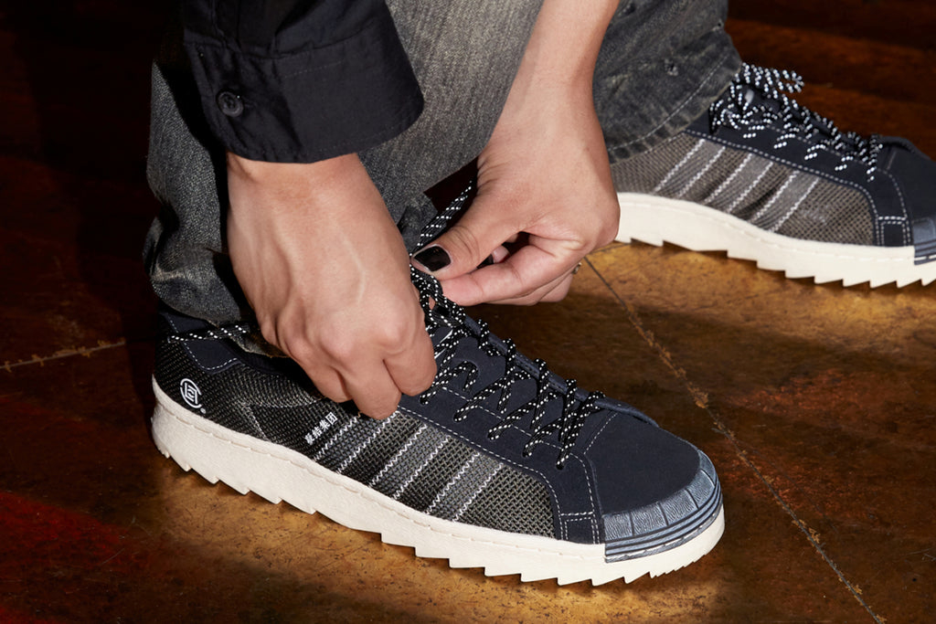 CLOT × adidas クロシェポロ adidas CLOT CROCHET POLO CARBON （アディダス クロット