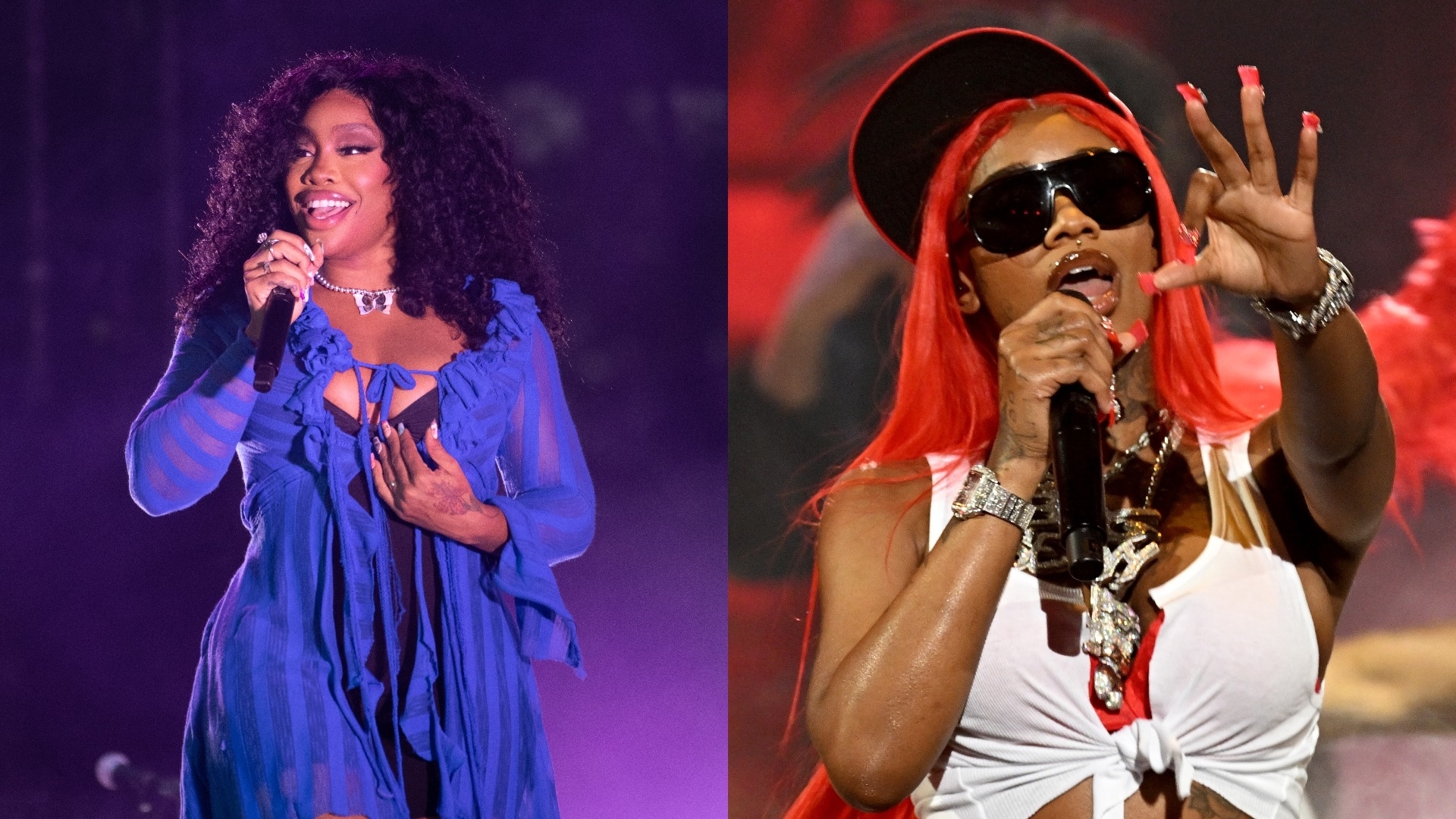 Watch SZA and Sexyy Red's Live Debut of “Rich Baby Daddy,” Their