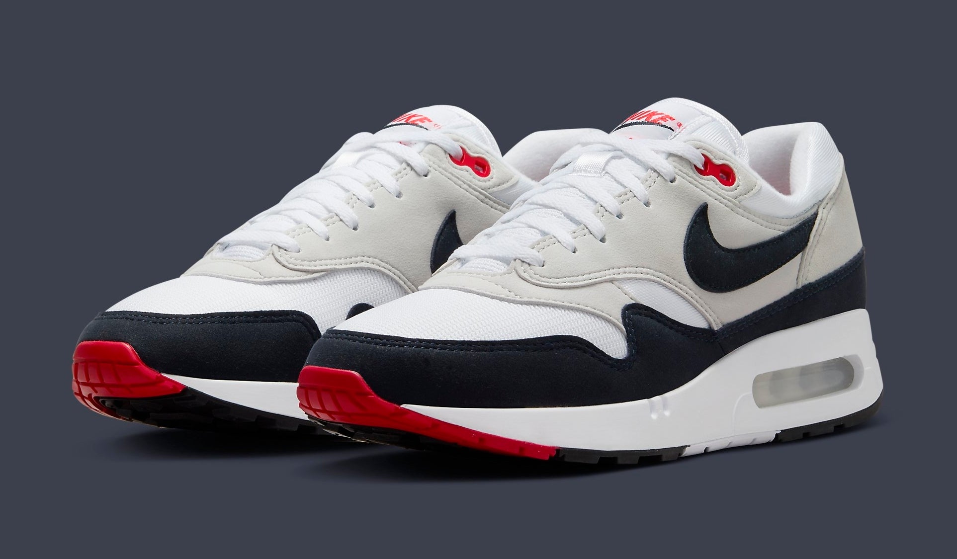 NIKE★AIR MAX SC★WHITE/OBSIDIAN/UNIVERSITY RED NIKE Men's Gymnastics Shoes Sneaker Air Max SC White