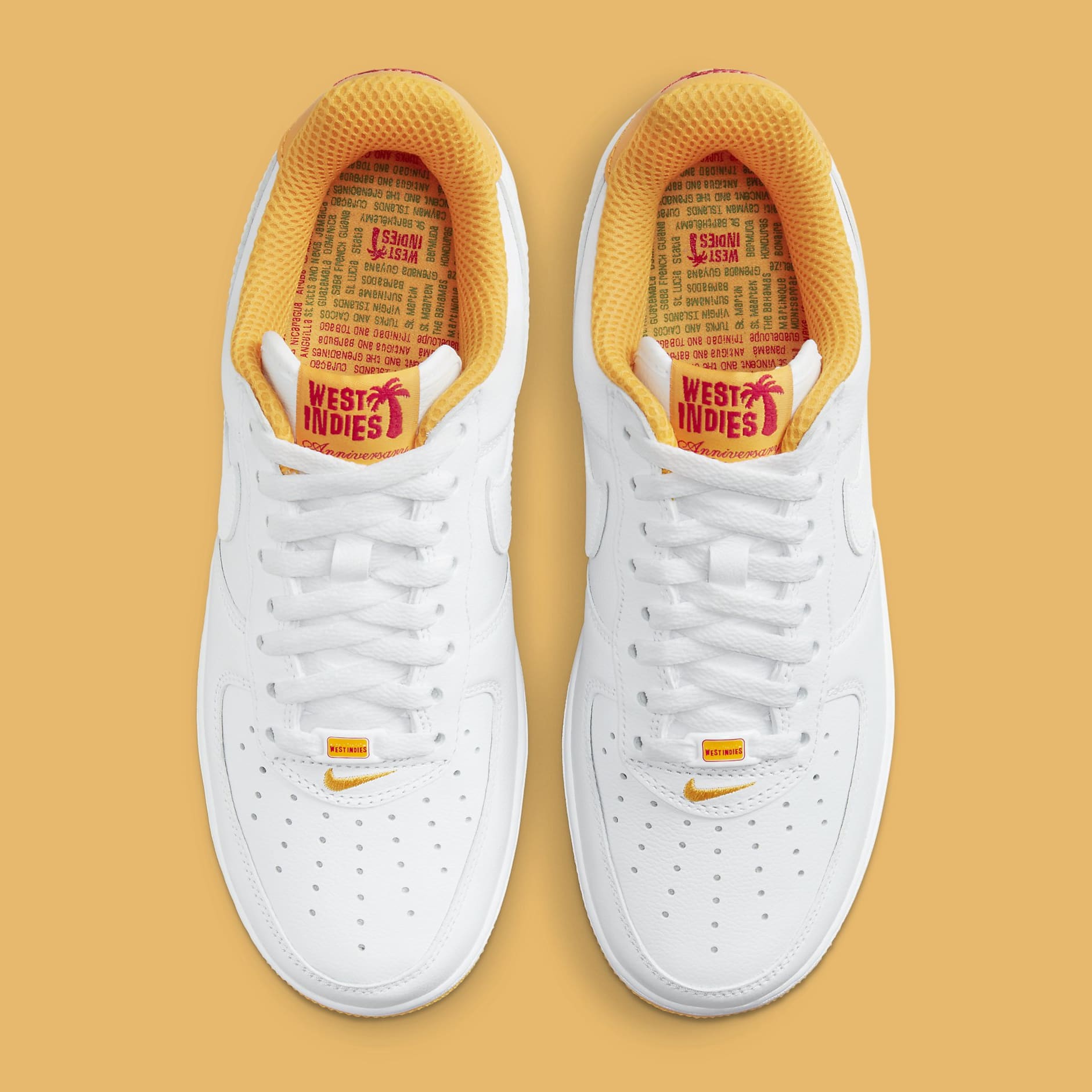 靴 Nike Air Force 1 Low West Indies Nike Air Force 1 Low West Indies 4 Men's - 313641-161 - US