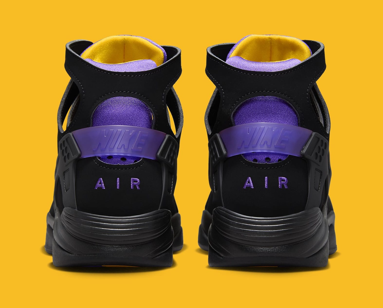 シューズ(男性用) Nike Air flight huarache 27.0 LAKERS VERY RARE Nike Air Flight Huarache Los Angeles Lakers Kobe