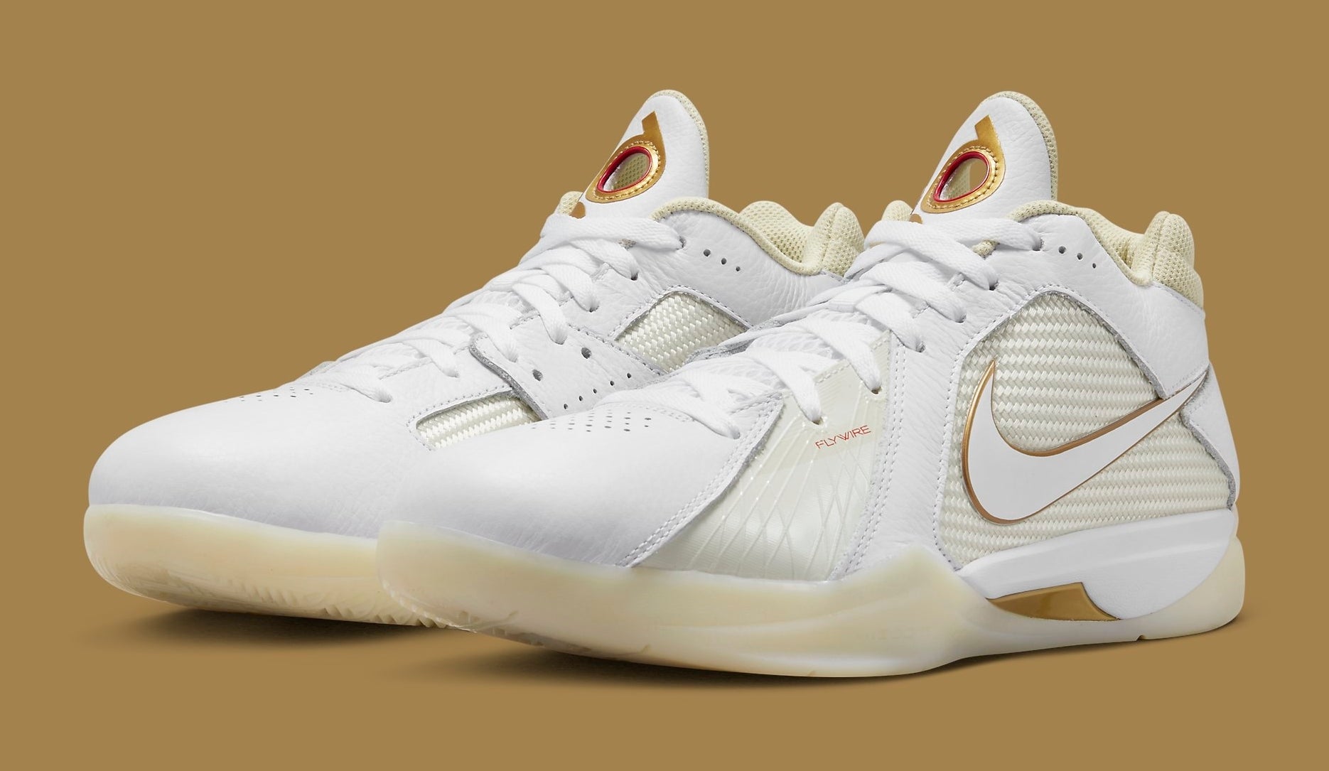 Nike KD 3 White and Gold Releases September 7