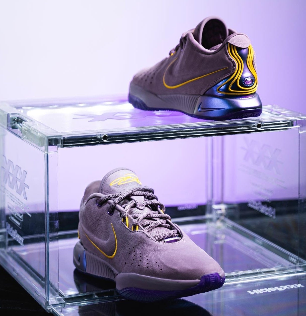 The Nike LeBron 21 Surfaces in Lakers Colors
