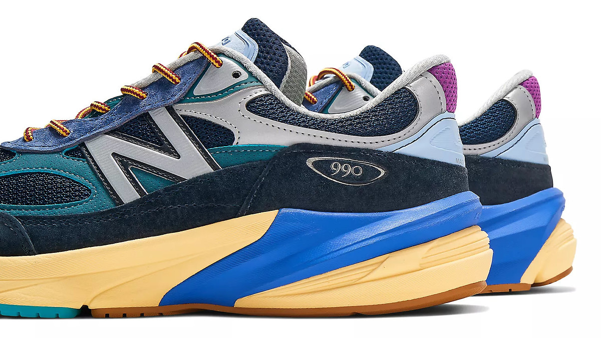 ACTION BRONSON x NEW BALANCE BAKLAVA 990V6 (lapis lazuli) | Unboxing,  review & on feet